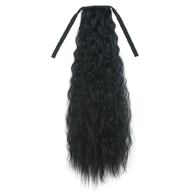 Hairpiece Hair Afro Puff Drawstring Curly Ponytail Hair Extension