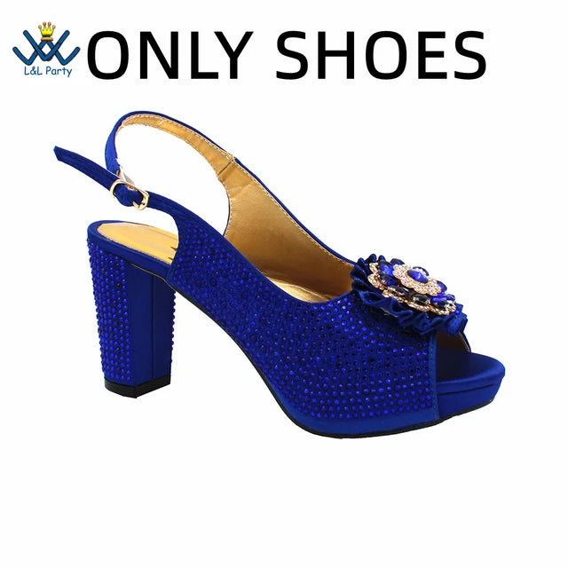Design Peep Toe African-inspired Wedding Shoe/Purse combo