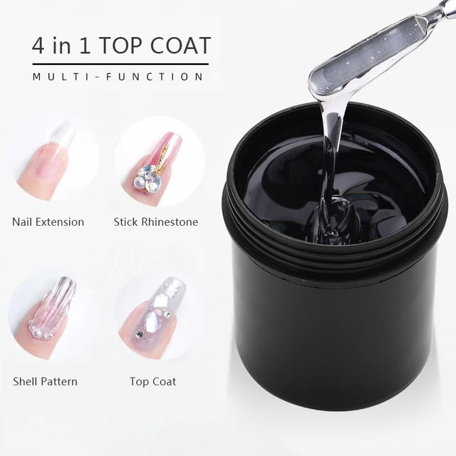 MSHARE 3D Top Coat UV LED Gel - 50ml