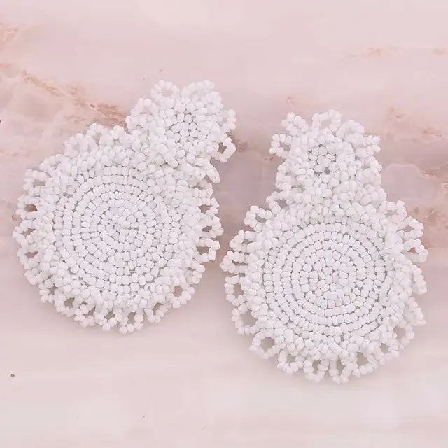 Statement Oorbellen Beaded Earrings