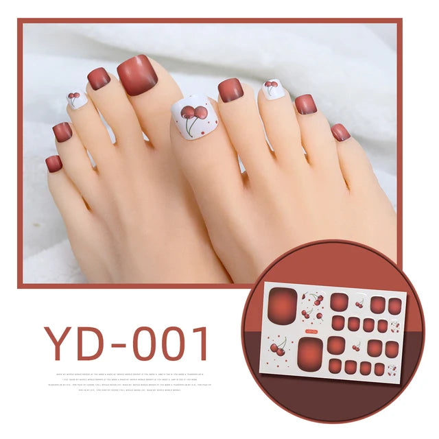 22tips Korea Toe Nail Sticker Wraps