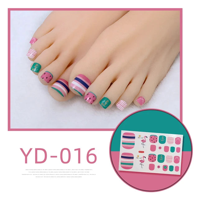 22tips Korea Toe Nail Sticker Wraps