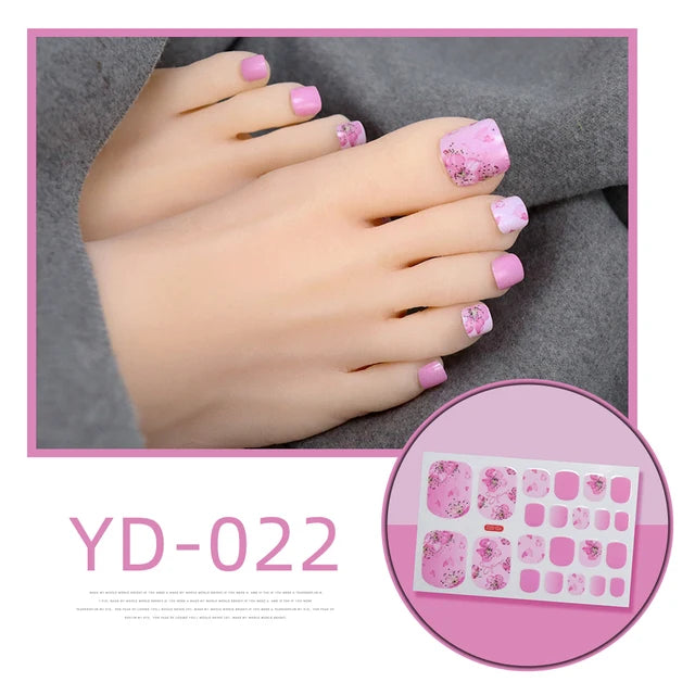 22tips Korea Toe Nail Sticker Wraps