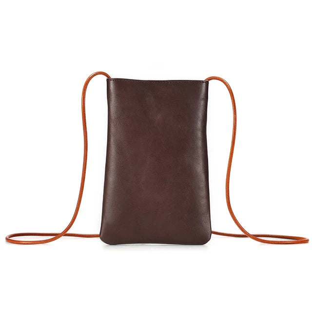 JOGUJOS Genuine Leather Shoulder Crossbody Bags -Cell Phone Bag