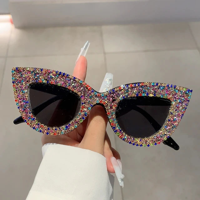 KAMMPT Cat Eye Sun Glasses - Rhinestones Eyewear