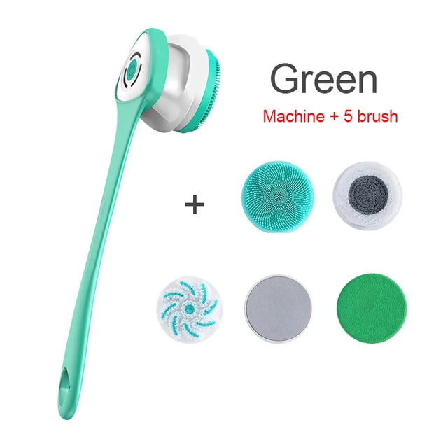 Electric Bath Brush USB Recharge Body Scrubber