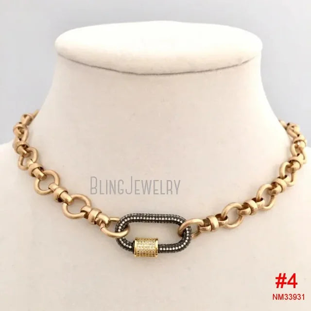 Chunk Cable Chain Layer Necklace
