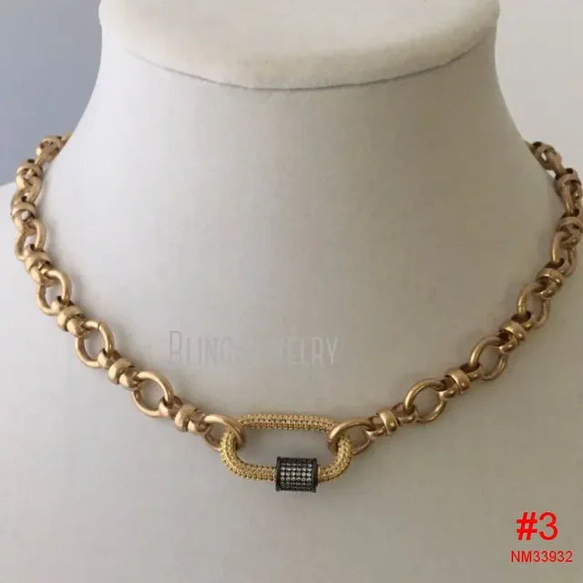 Chunk Cable Chain Layer Necklace