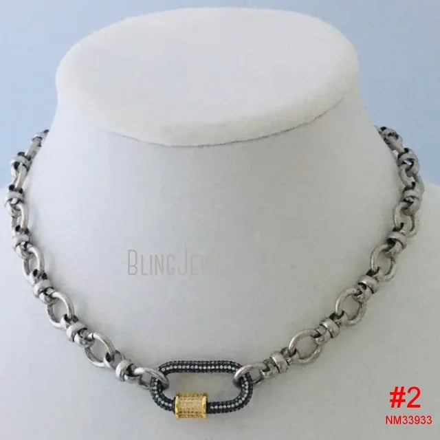 Chunk Cable Chain Layer Necklace