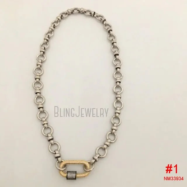 Chunk Cable Chain Layer Necklace