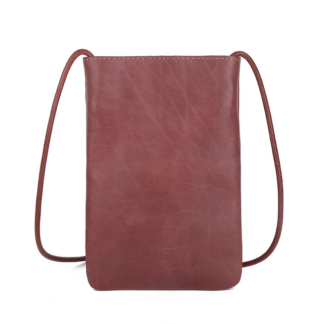 JOGUJOS Genuine Leather Shoulder Crossbody Bags -Cell Phone Bag