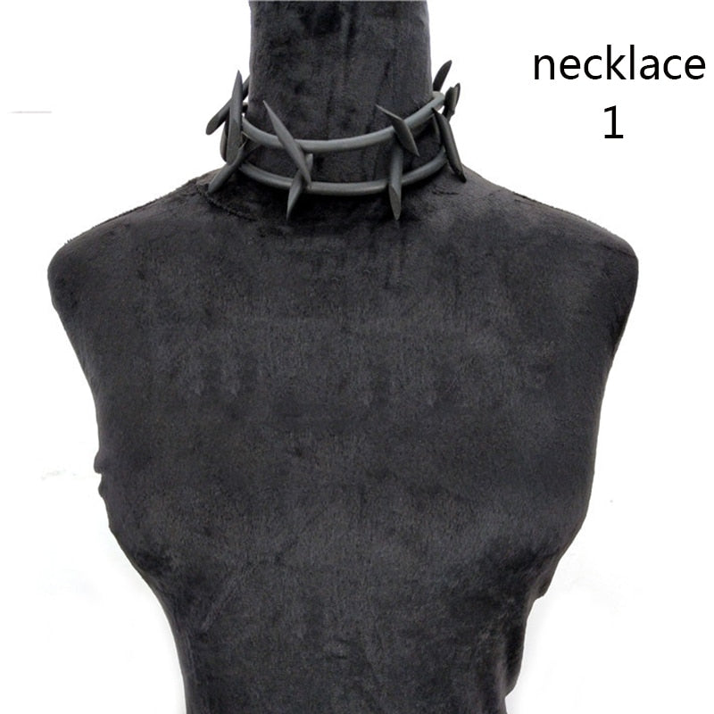 UKEBA Gothic Pendant Necklaces and Earrings
