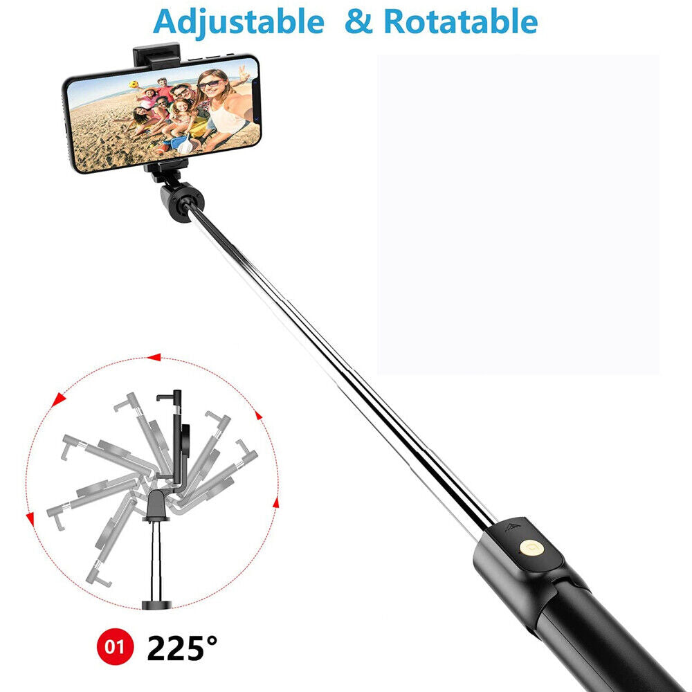 Extendable Selfie Stick Monopod Tripod Wireless Remote Shutter For Cell Phone - your-beauty-matters