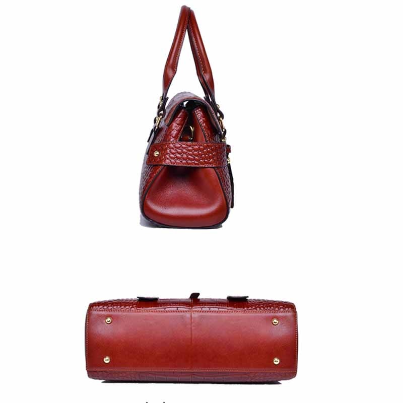 SUWERER luxury bag Genuine Leather handbag