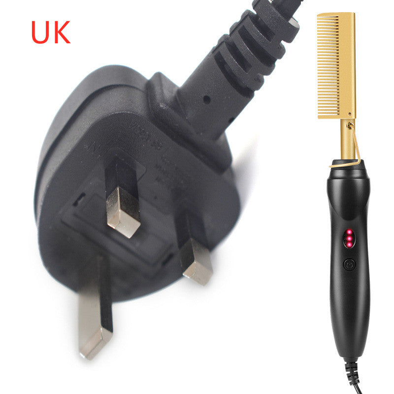 Electric Curling Comb-- Ceramic hot comb - your-beauty-matters