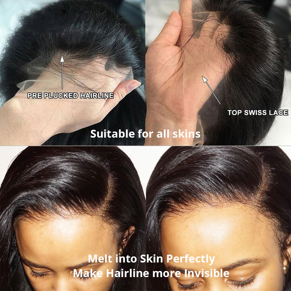 13x4 Glueless Lace Front Human Hair Wigs Loose Deep Wave Wig - your-beauty-matters