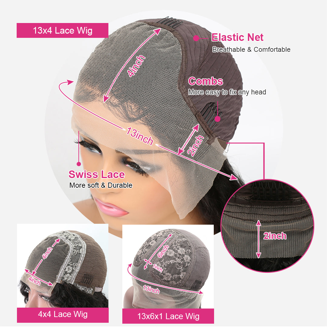 13x4 Glueless Lace Front Human Hair Wigs Loose Deep Wave Wig - your-beauty-matters