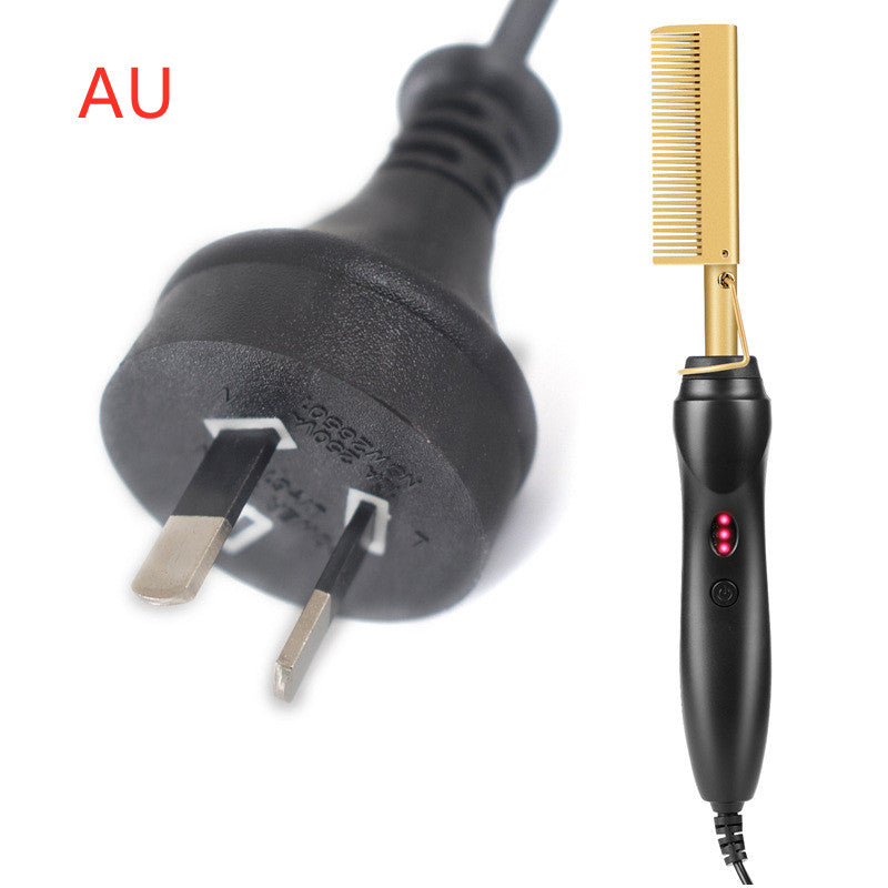 Electric Curling Comb-- Ceramic hot comb - your-beauty-matters