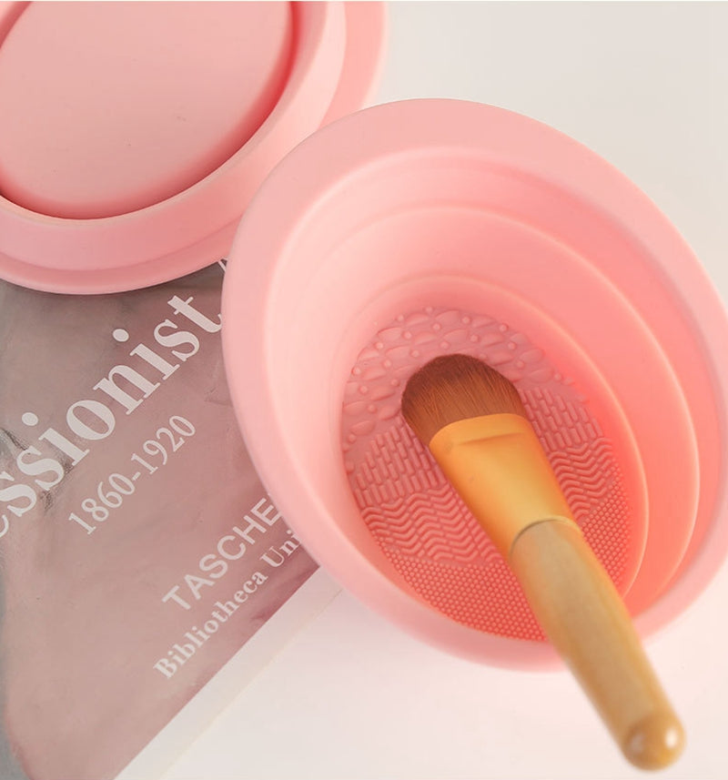 Silicone Cosmetic Makeup Brush Cleaning Pad Board - your-beauty-matters