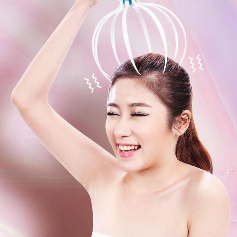 Head Scalp Massager Octopus Vibration And Refreshing Electric Massager - your-beauty-matters
