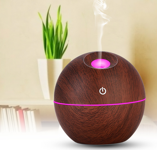 USB Aroma Essential Oil Ultrasonic Cold Steam Diffuser Air Humidifier Purifier 7 Color Change LED Night Light