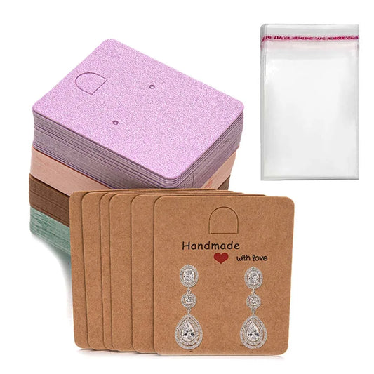 50pcs Earring Display Cards
