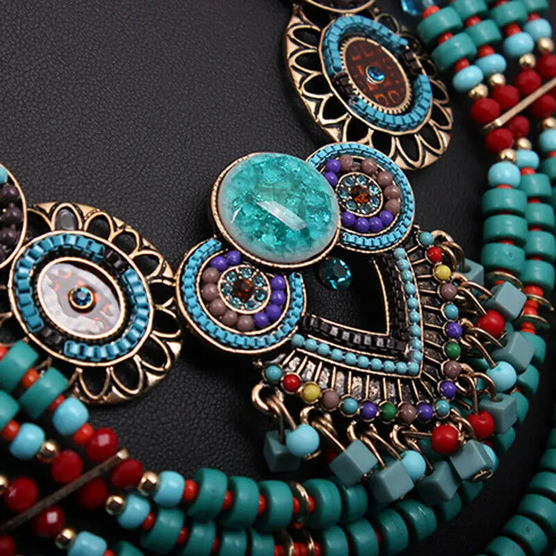 Retro Bohemia Statement Necklace