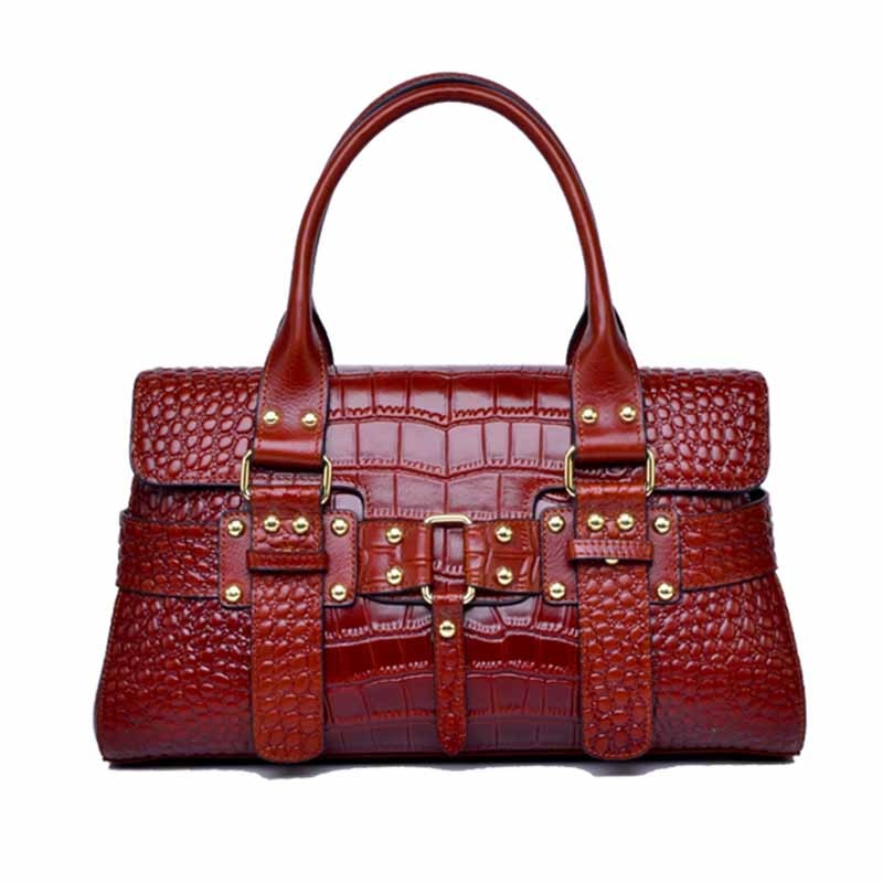 SUWERER luxury bag Genuine Leather handbag