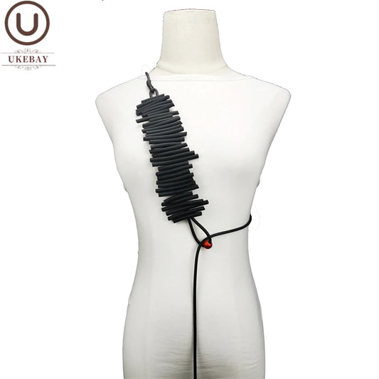 UKEBAY New Strange Geometric Pendant Necklace