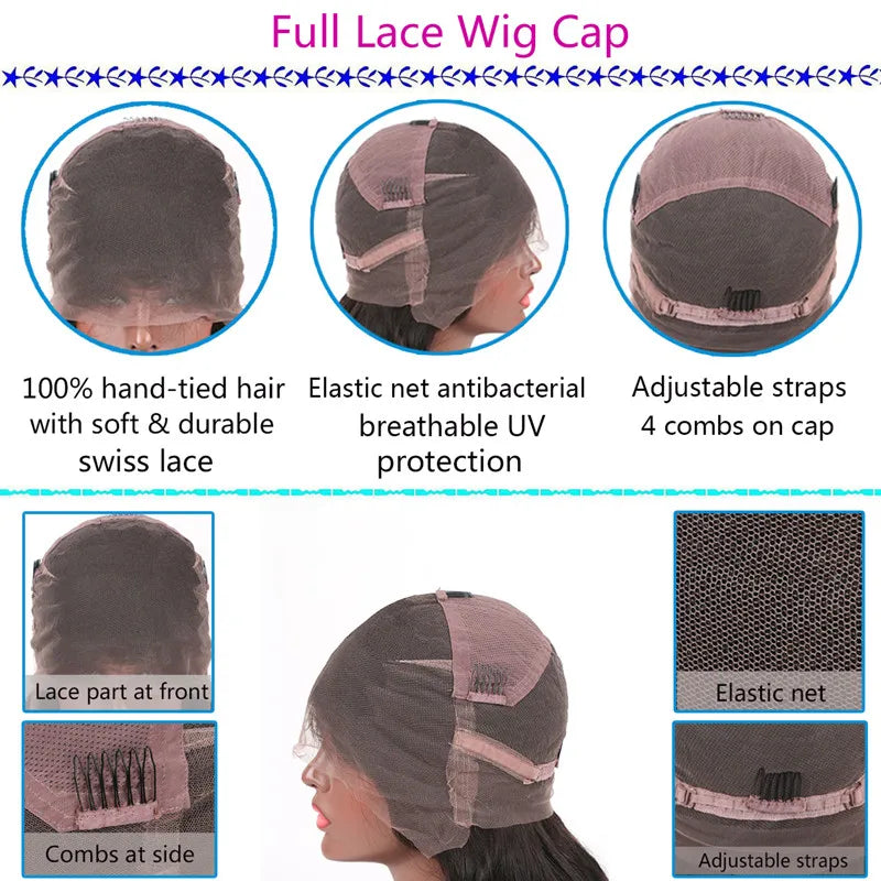 Icy Pink Full Lace Wigs Human Hair HD Lace Frontal -Qearl