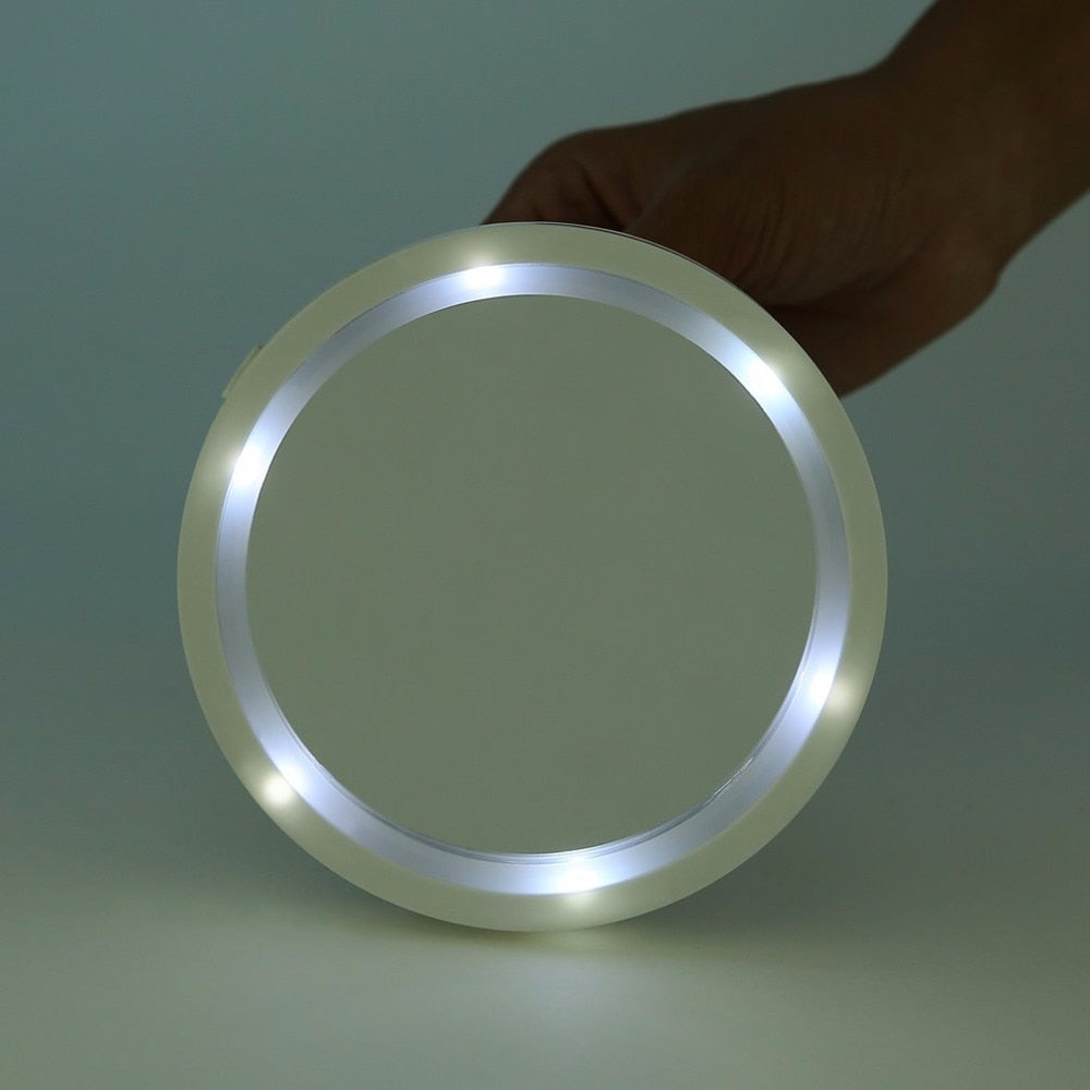 360 degree makeup magnifier bathroom vanity mirror LED light - your-beauty-matters