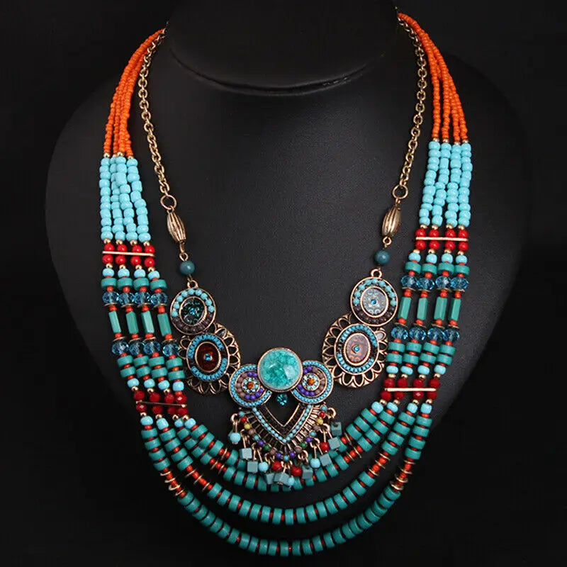 Retro Bohemia Statement Necklace