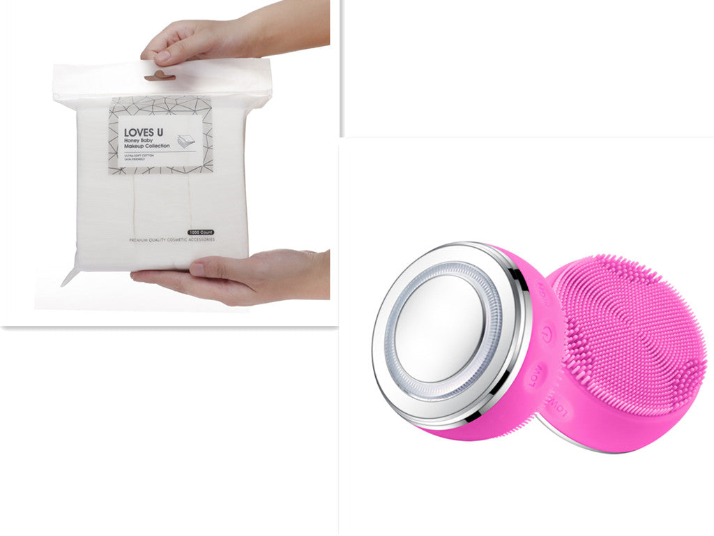 Facial silicone cleansing instrument