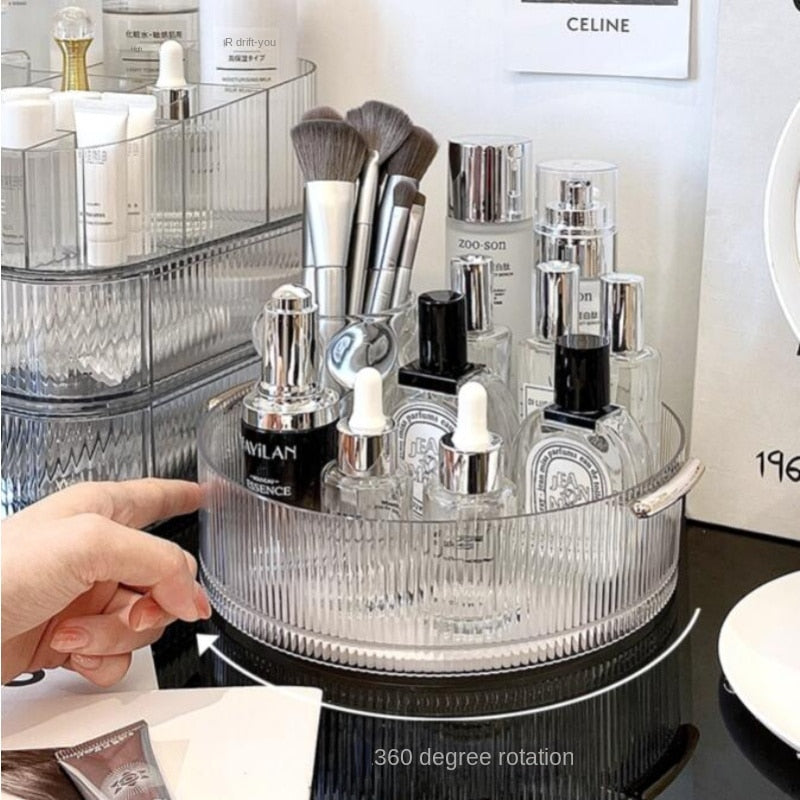 360 Degree Rotating Organizer Tray | 360 Degree Rotating Cosmetic Storage - Storage Trays