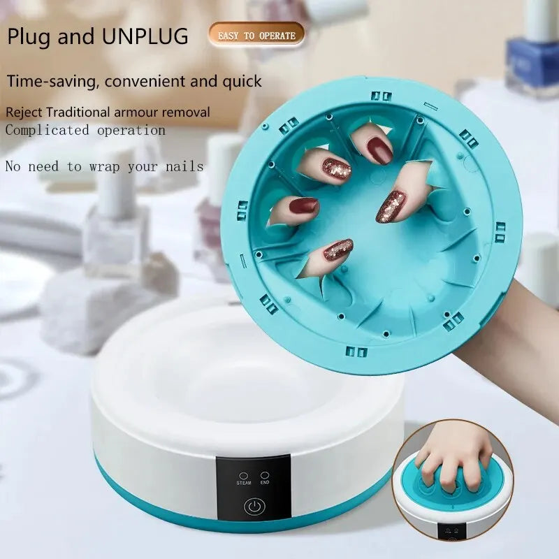 Gel Nail Polish Remover Machine-Portable Nail Steamer