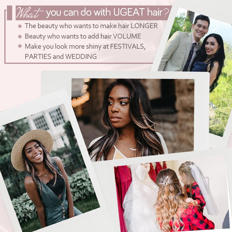 Ugeat I Tip Hair Extensions Pre Bonded Hair Remy Fusion Hair 14 24 Inch 40g/80g Straight Stick Tip Human Hair|I Tip|