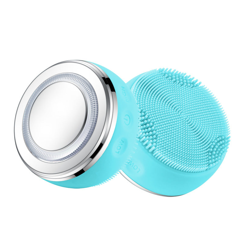 Facial silicone cleansing instrument