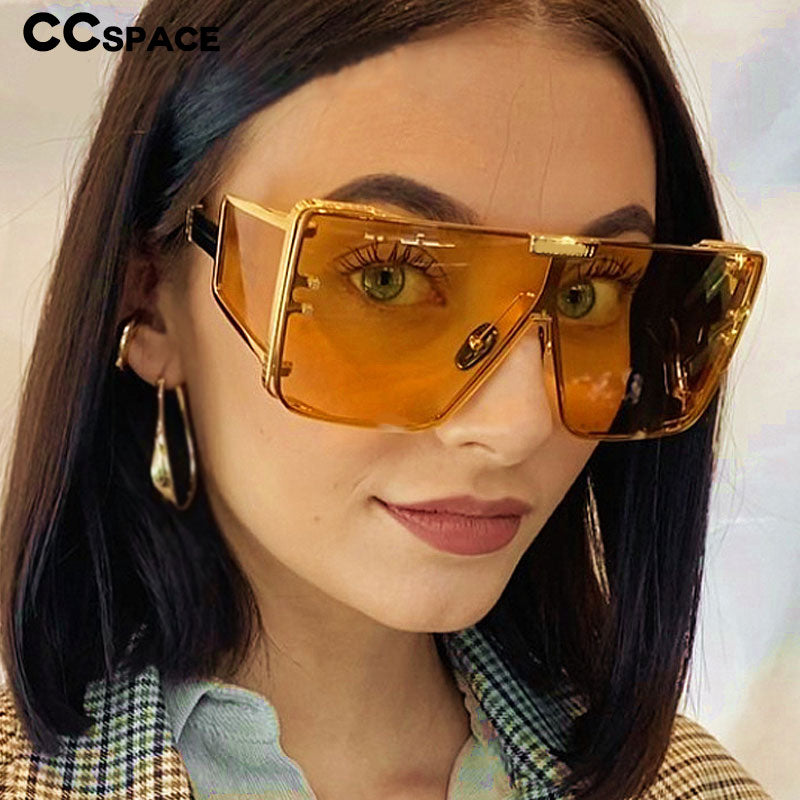 Oversized One Lens Goggle Sunglasses--Retro Fashion Shades Uv400 Vintage