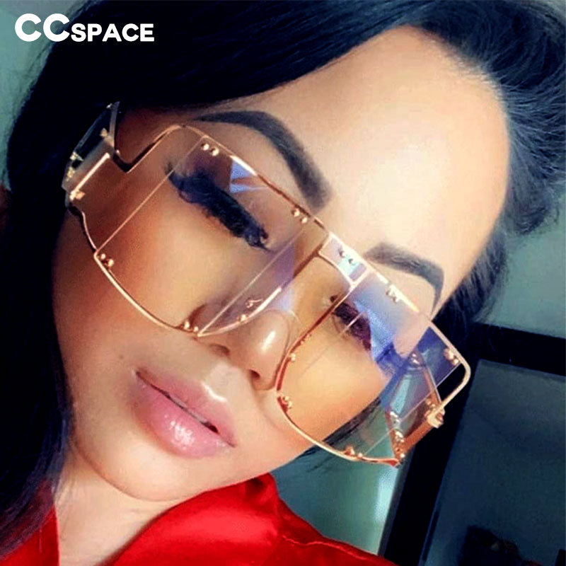 46215 Square Oversized Mirror Sunglasses