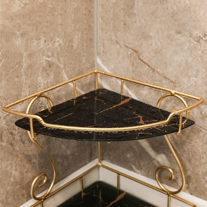 Light Luxury Triangle Bathroom Storage Shelf Vanity - your-beauty-matters