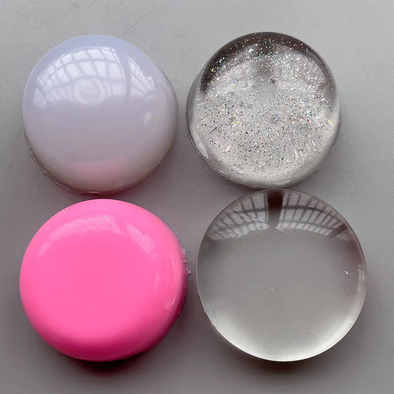 Nail Art Stamping Tools Silicon Stamper 3.9cm to 4.0cm 2pcs set