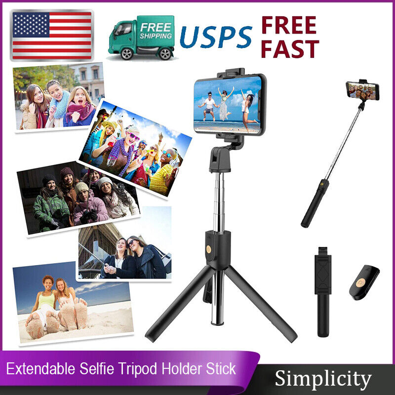 Extendable Selfie Stick Monopod Tripod Wireless Remote Shutter For Cell Phone - your-beauty-matters