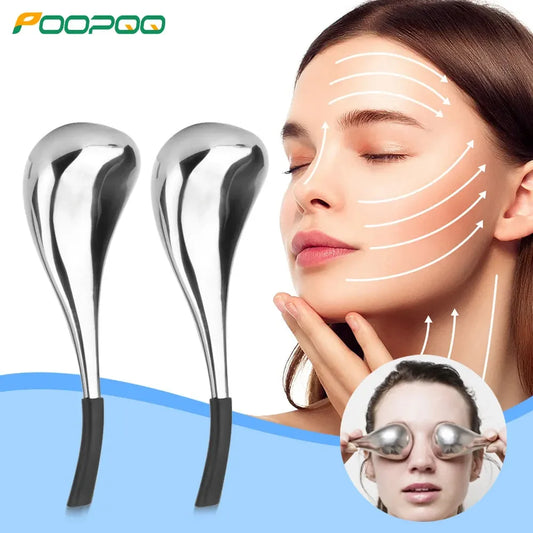 Ice Globes Spoon Massager Stainless Steel Cryo Roller