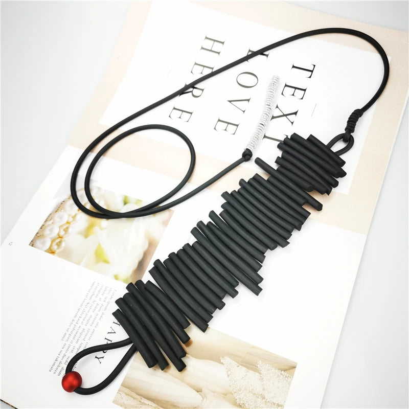 UKEBAY New Strange Geometric Pendant Necklace