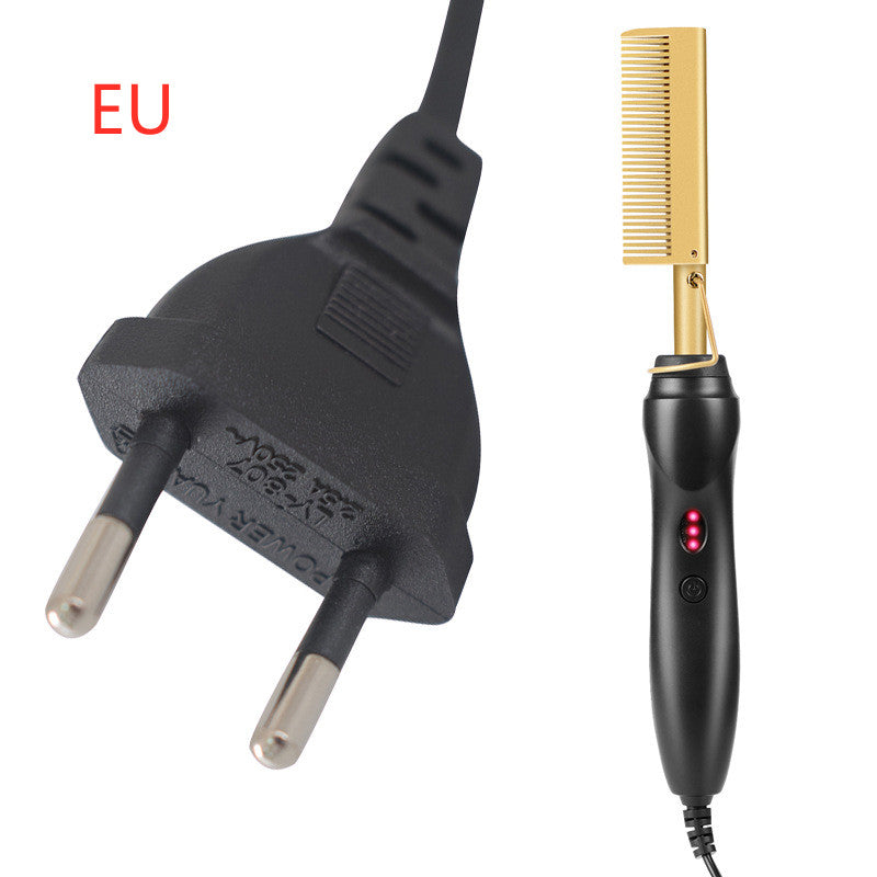 Electric Curling Comb-- Ceramic hot comb - your-beauty-matters