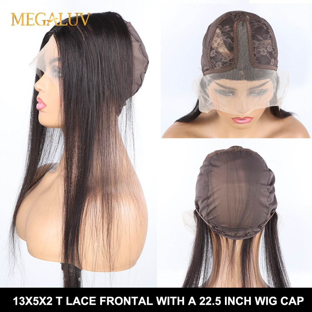 Transparent Lace Closure Straight Human Hair Pre-plucked With Natural Hairline