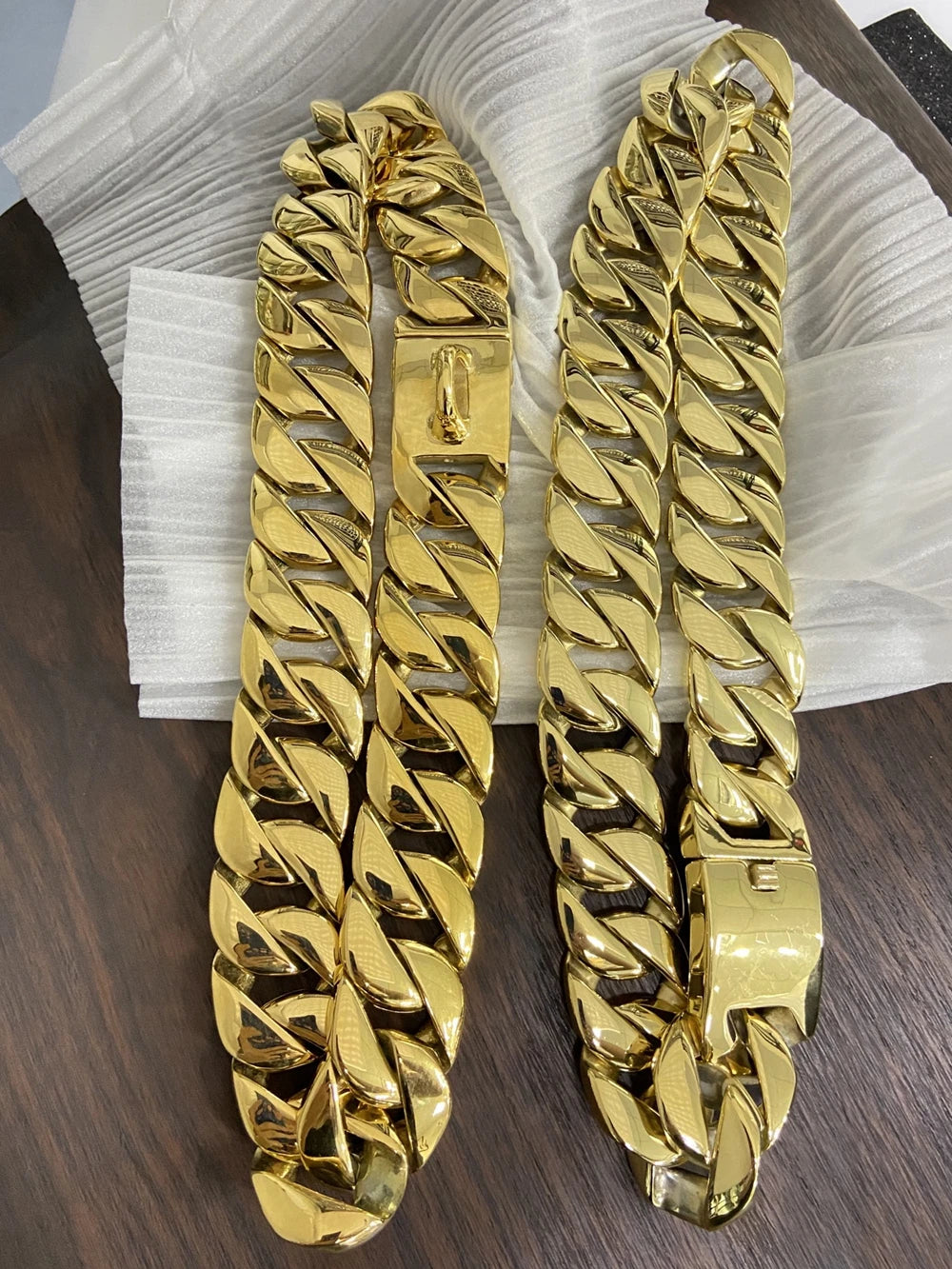 SDA 26/32mm Width Big Thick Cuban Link Chain Bracelets and Necklaces