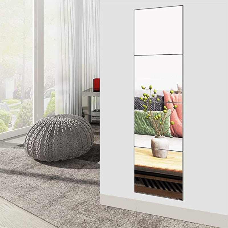 4pcs 3d Self-adhesive Mirror Stickers - Mirror Stickers