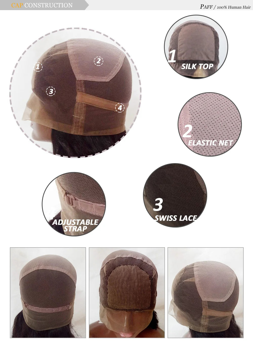 Silk Base Full Lace Human Hair Pre Plucked Wigs -Silky HD Transparent