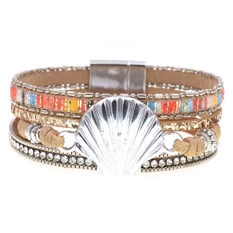 WELLMORE Leather Bracelets